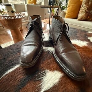 Di Bianco Leather Handmade(US 10) in Solid Cacao Brown